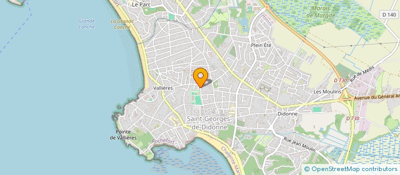 localisation de l'entreprise APE ECOLES JEAN ZAY SAINT GEORGES DE DIDONNE  SAINT-GEORGES-DE-DIDONNE