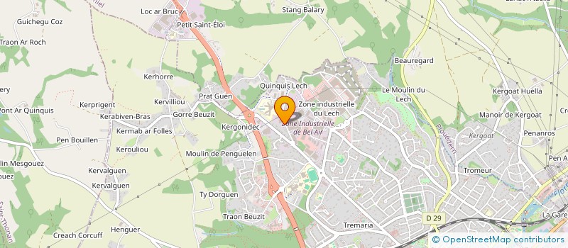 localisation de l'entreprise APE FERDINAND BUISSON à LANDERNEAU