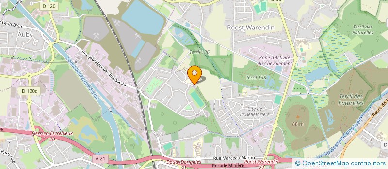 localisation de l'entreprise APE GROUPE SCOLAIRE ASTURIES  AUBY