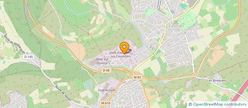 localisation de l'entreprise APE IMMO  CASTRIES