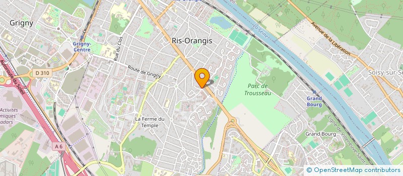 localisation de l'entreprise APE - ISOLATION à RIS-ORANGIS