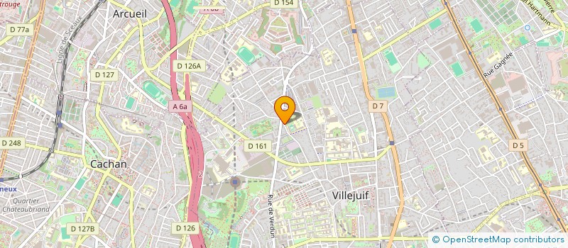 localisation de l'entreprise APE JOLIOT-CURIE VILLEJUIF à VILLEJUIF