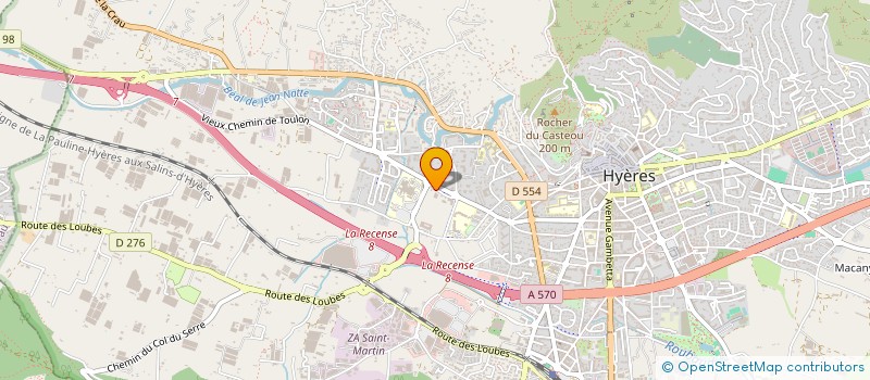 localisation de l'entreprise APE JULES MICHELET HYERES à HYERES