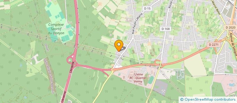 localisation de l'entreprise APE LA CERISAIE à OLIVET