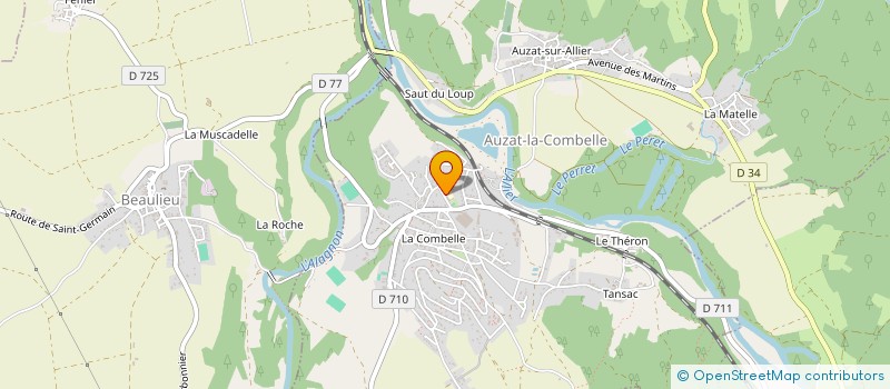 localisation de l'entreprise APE LA COMBELLE  AUZAT-LA-COMBELLE