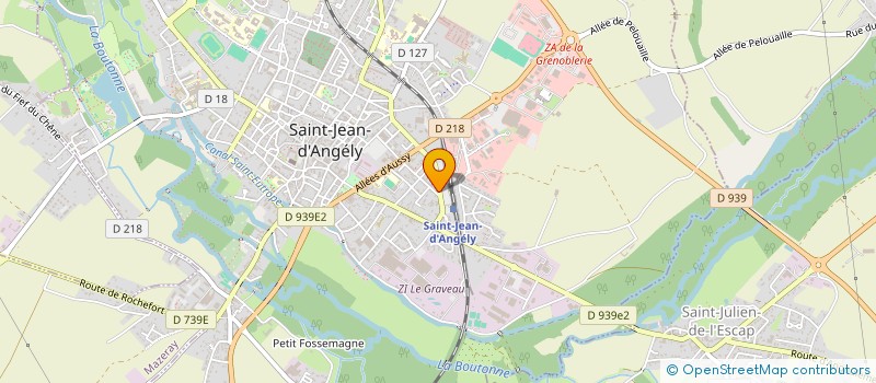 localisation de l'entreprise APE LAIR DU TEMPS  SAINT-JEAN-D'ANGELY