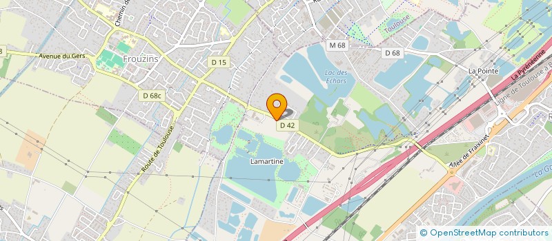 localisation de l'entreprise APE LAMARTINE  ROQUES