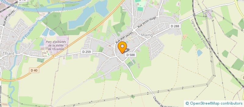 localisation de l'entreprise APE LES ENFANTS D ABORD !  MAING