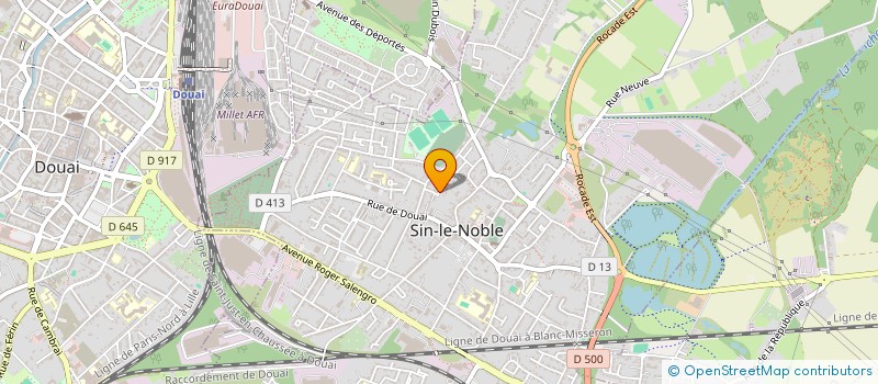 localisation de l'entreprise APE LES ENFANTS DE JAURES ET CARNOT  SIN-LE-NOBLE