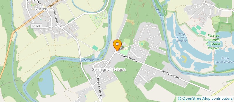 localisation de l'entreprise APE LES GERMINIONS  GERMIGNY-L'EVEQUE