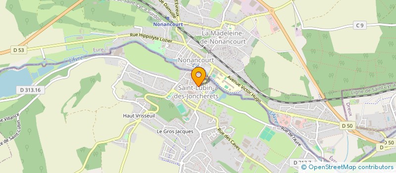 localisation de l'entreprise APE LES LUTINS DU BOURG à SAINT-LUBIN-DES-JONCHERETS