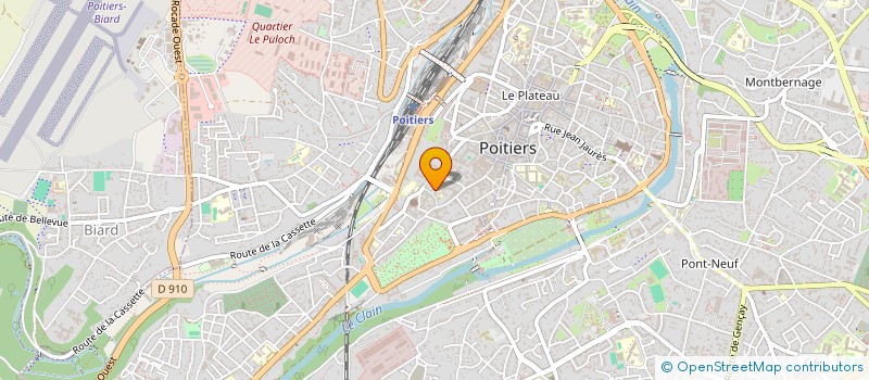 localisation de l'entreprise APE LES MAINS SALES à POITIERS
