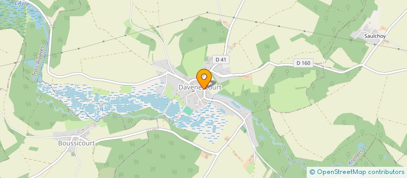 localisation de l'entreprise APE LES P'TITS CHENAPANS DU RPI DE DAVENESCOURT  DAVENESCOURT