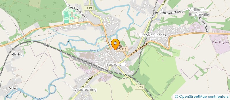 localisation de l'entreprise APE LES P'TITS RENARDS  BOUZONVILLE