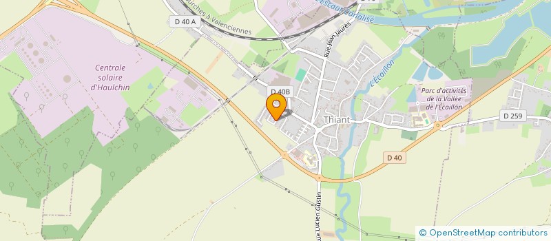 localisation de l'entreprise APE LES P'TITS THIANTAIS  THIANT