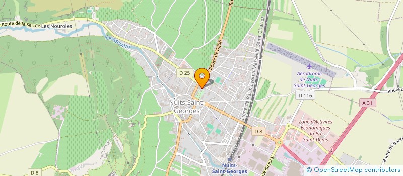 localisation de l'entreprise APE LES PARENTS DE LA COTE  NUITS-SAINT-GEORGES