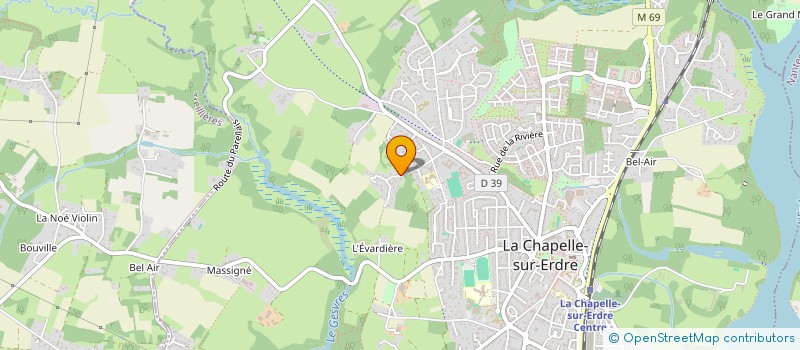 localisation de l'entreprise APE LES PETONS à NANTES
