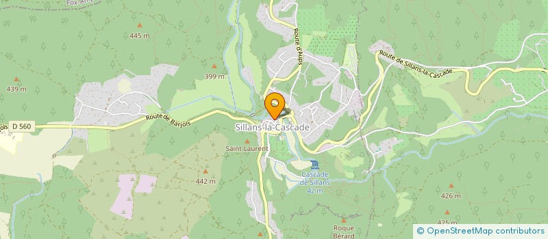 localisation de l'entreprise APE LES PITCHOUNS SILLANAIS  SILLANS-LA-CASCADE