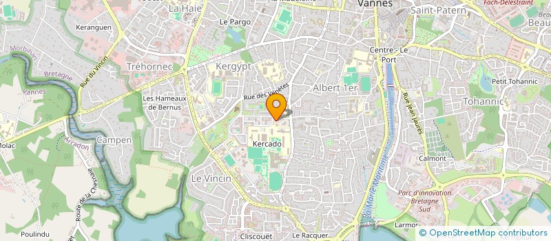 localisation de l'entreprise APE LES PREVERT à VANNES