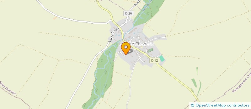 localisation de l'entreprise APE LES PTITS LOUPS  LA FERTE-CHEVRESIS