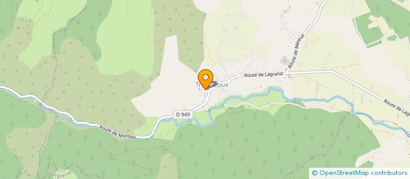 localisation de l'entreprise APE LES TI GOSSES COOL  TRESCLEOUX