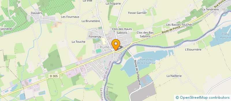 localisation de l'entreprise APE LOIR EN VALLEE à LOIR EN VALLEE