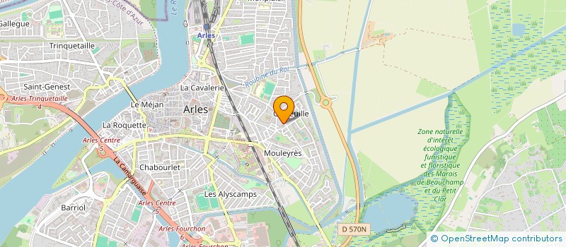 localisation de l'entreprise APE LOUISE MICHEL à ARLES