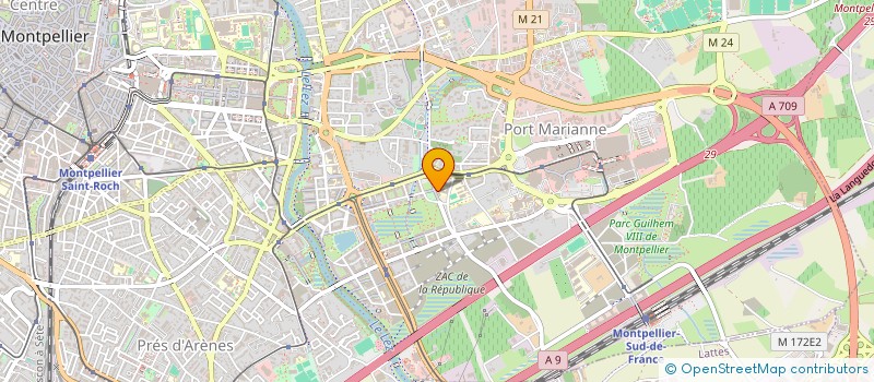 localisation de l'entreprise APE MALRAUX - ASSOCIATION DE PARENTS D'ELEVES DE L'ECOLE ANDRE MALRAUX A MONTPELLIER  MONTPELLIER