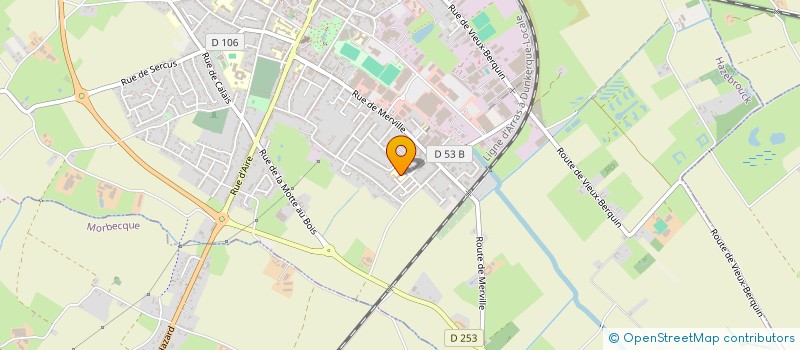 localisation de l'entreprise APE MASSIET DU BIEST  HAZEBROUCK