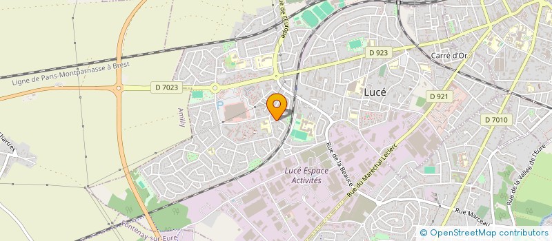 localisation de l'entreprise APE MENDES FRANCE LUCE à LUCE