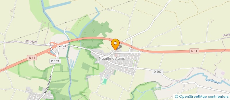 localisation de l'entreprise APE NUAILLE D'AUNIS  NUAILLE-D'AUNIS