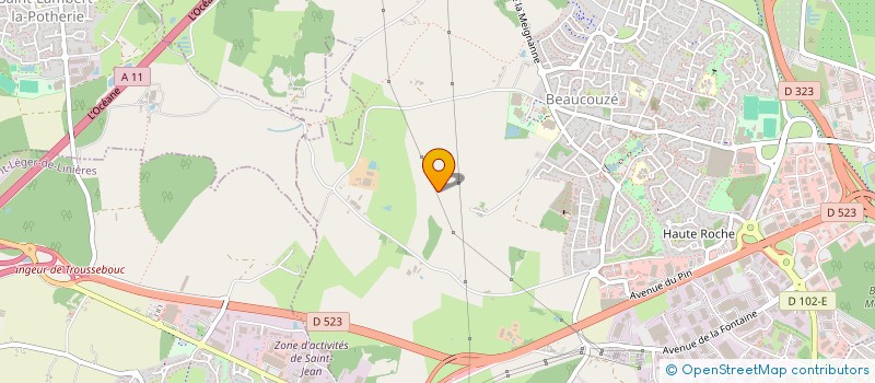 localisation de l'entreprise APE OBERKAMPF BEAUCOUZE  BEAUCOUZE