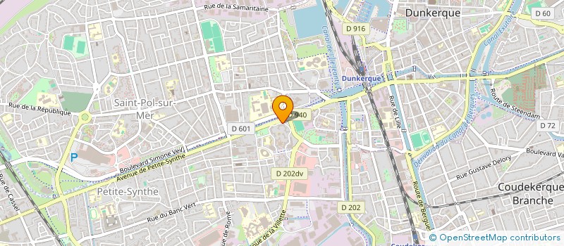 localisation de l'entreprise APE PAUL MEURISSE à DUNKERQUE
