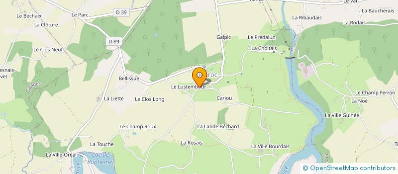 localisation de l'entreprise APE PETITE CAMPAGNE  GUENROC