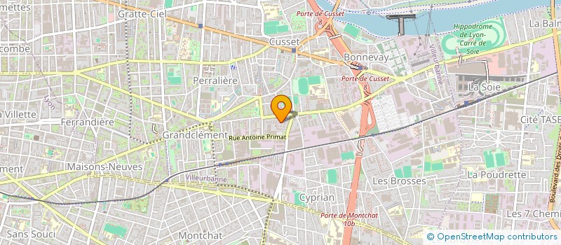 localisation de l'entreprise APE PLOMBERIE  VAULX-EN-VELIN