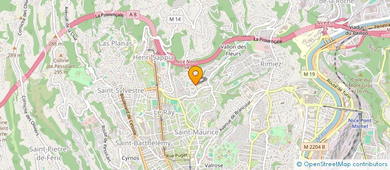 localisation de l'entreprise APE RANCHER à NICE