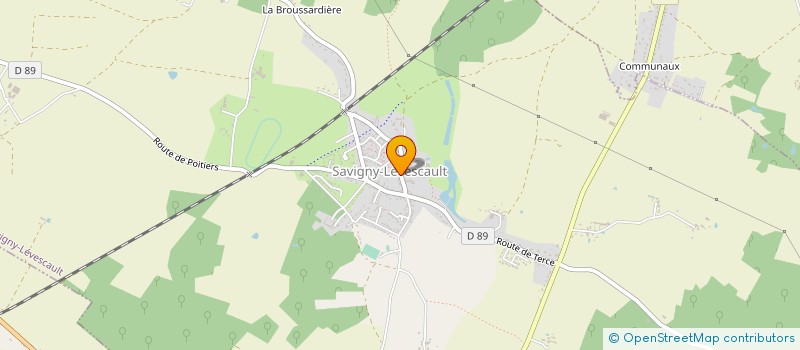 localisation de l'entreprise APE SAVIGNY L'EVESCAULT  SAVIGNY-LEVESCAULT