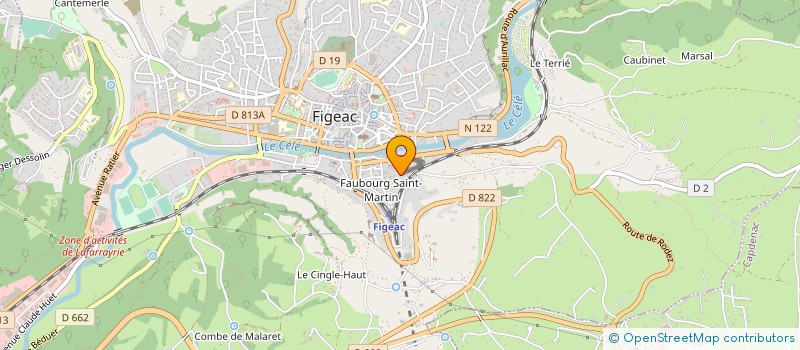 localisation de l'entreprise APEAI-ADAR à FIGEAC