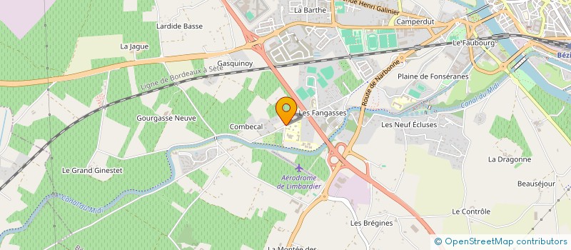 localisation de l'entreprise APEAI OUEST HERAULT à BEZIERS