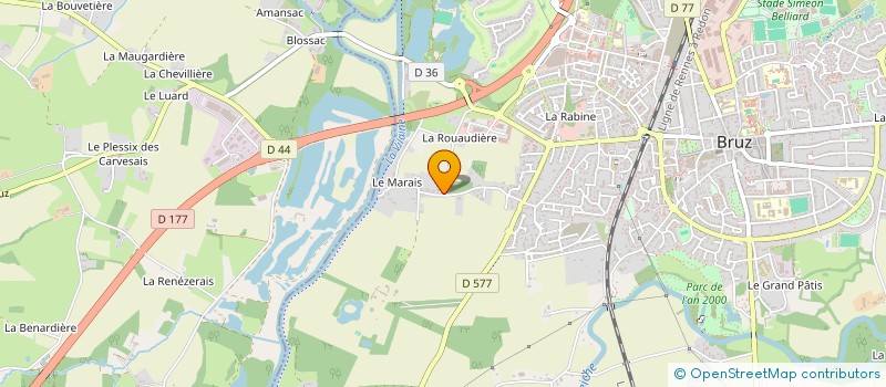 localisation de l'entreprise APEB  BRUZ