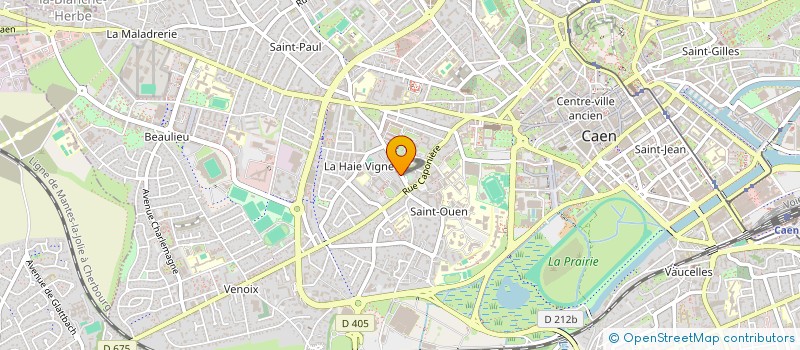localisation de l'entreprise APEBI à CAEN