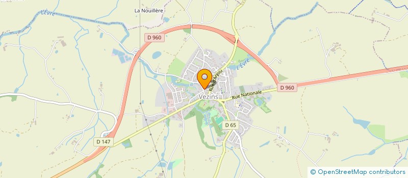 localisation de l'entreprise APEC - ASS PARENTS ECOLE COMMUNALE  VEZINS