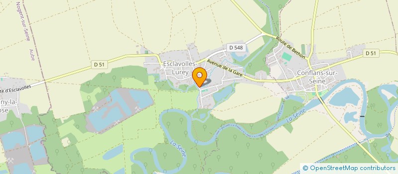 localisation de l'entreprise APECEMS  ESCLAVOLLES-LUREY