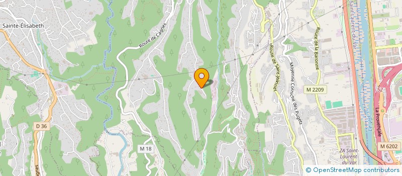 localisation de l'entreprise APECS  LA GAUDE