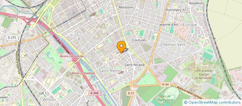 localisation de l'entreprise APEDYS MARNE  REIMS