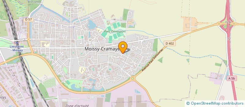 localisation de l'entreprise APEE à MOISSY-CRAMAYEL