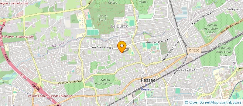 localisation de l'entreprise APEE - ASSOCIATION DES PROFESSIONNELS DE L'EDUCATION ET DE L'ENSEIGNEMENT à PESSAC