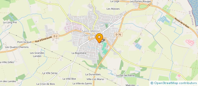 localisation de l'entreprise APEEP  SAINT-MELOIR-DES-ONDES