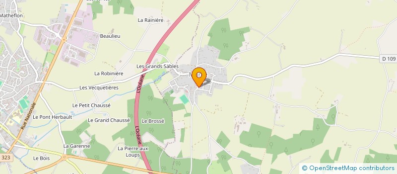 localisation de l'entreprise APEEP DES GOGANES  RIVES-DU-LOIR-EN-ANJOU