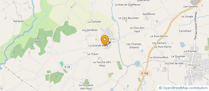 localisation de l'entreprise APEEPJ MESLIN TREGENESTRE  LAMBALLE-ARMOR